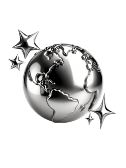 Metallic globe
